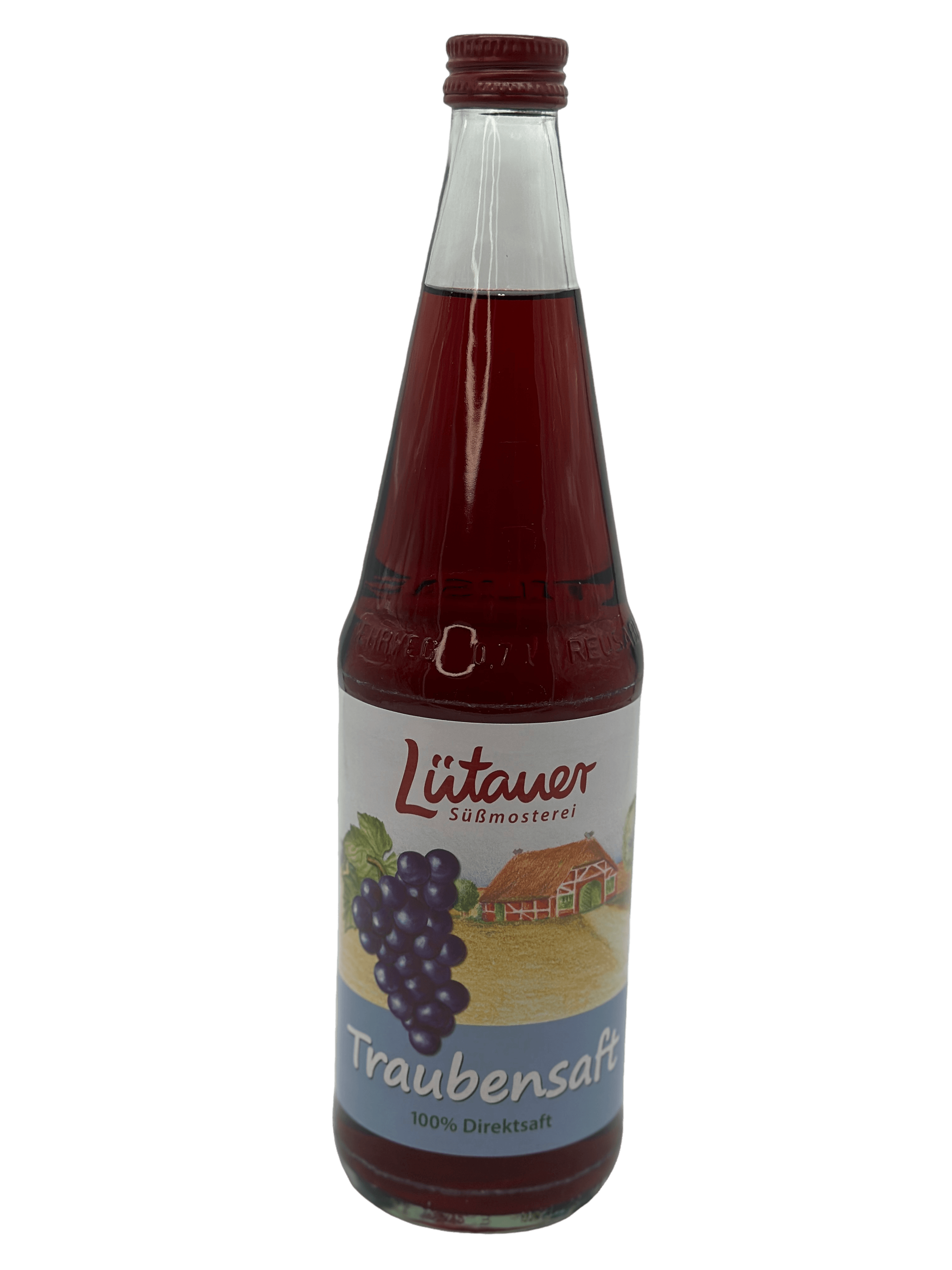 Lütauer Traubensaft 6 x 0.7l Glas
